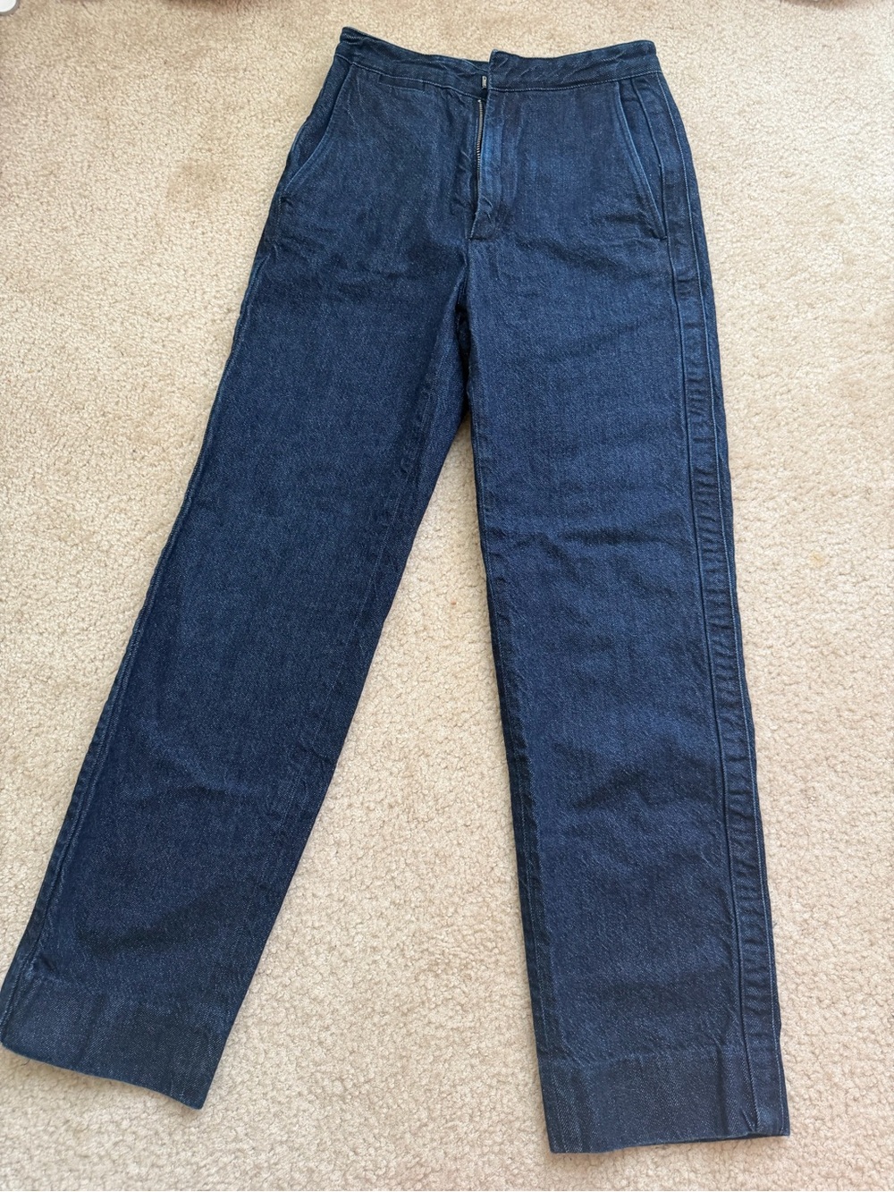 COS trouser style Dark Blue Jeans